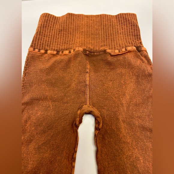 Free People Movement Bike Shorts NEW Women XS/S Good Karma High Rise Amber - Picture 11 of 16